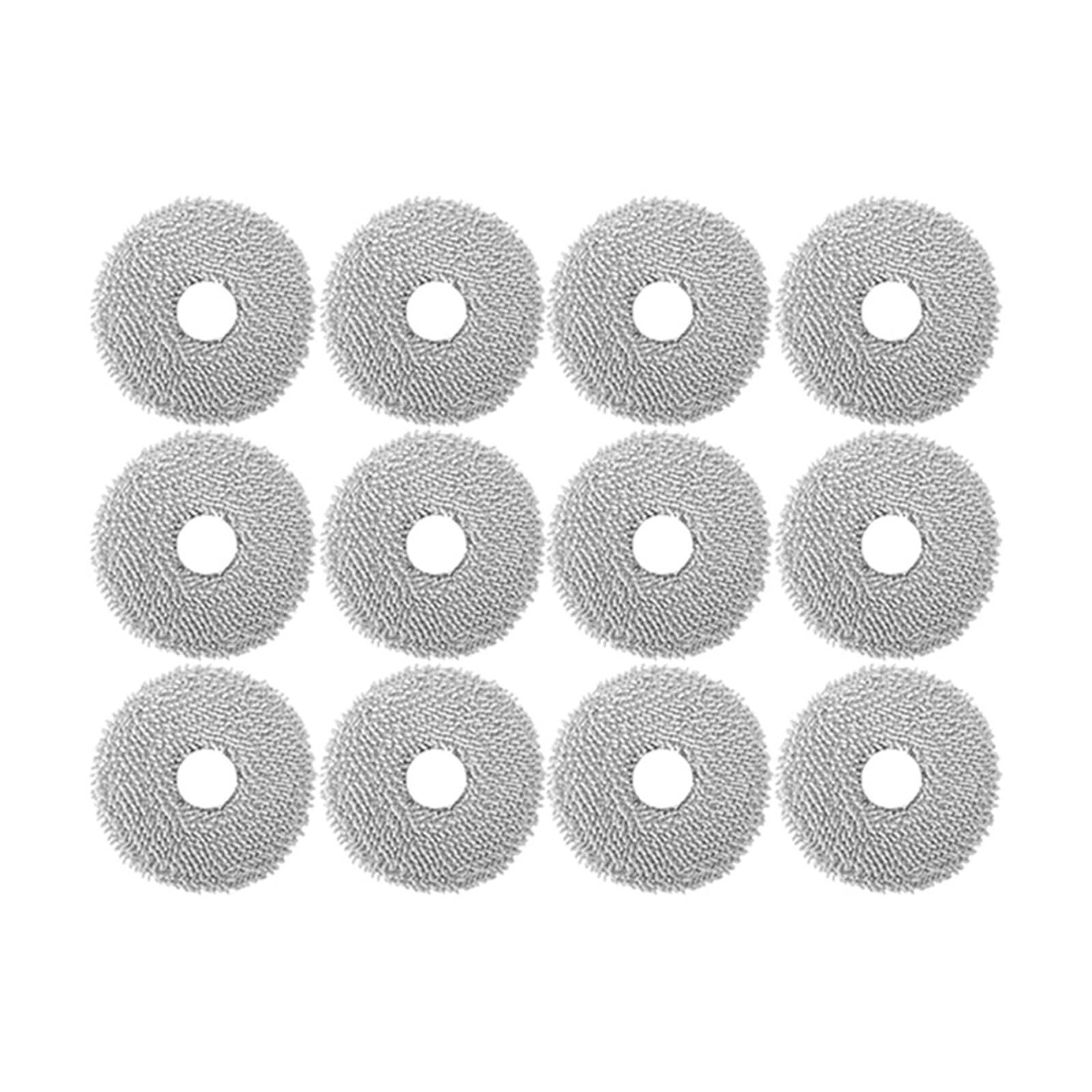 Kicici Compatible With Dreame L20 Ultra / L30 Ultra Robot Vacuum Cleaner Accessories Main Side Brush Mop Cloth Hepa Filter Dust Bag Spare Parts(Clear)