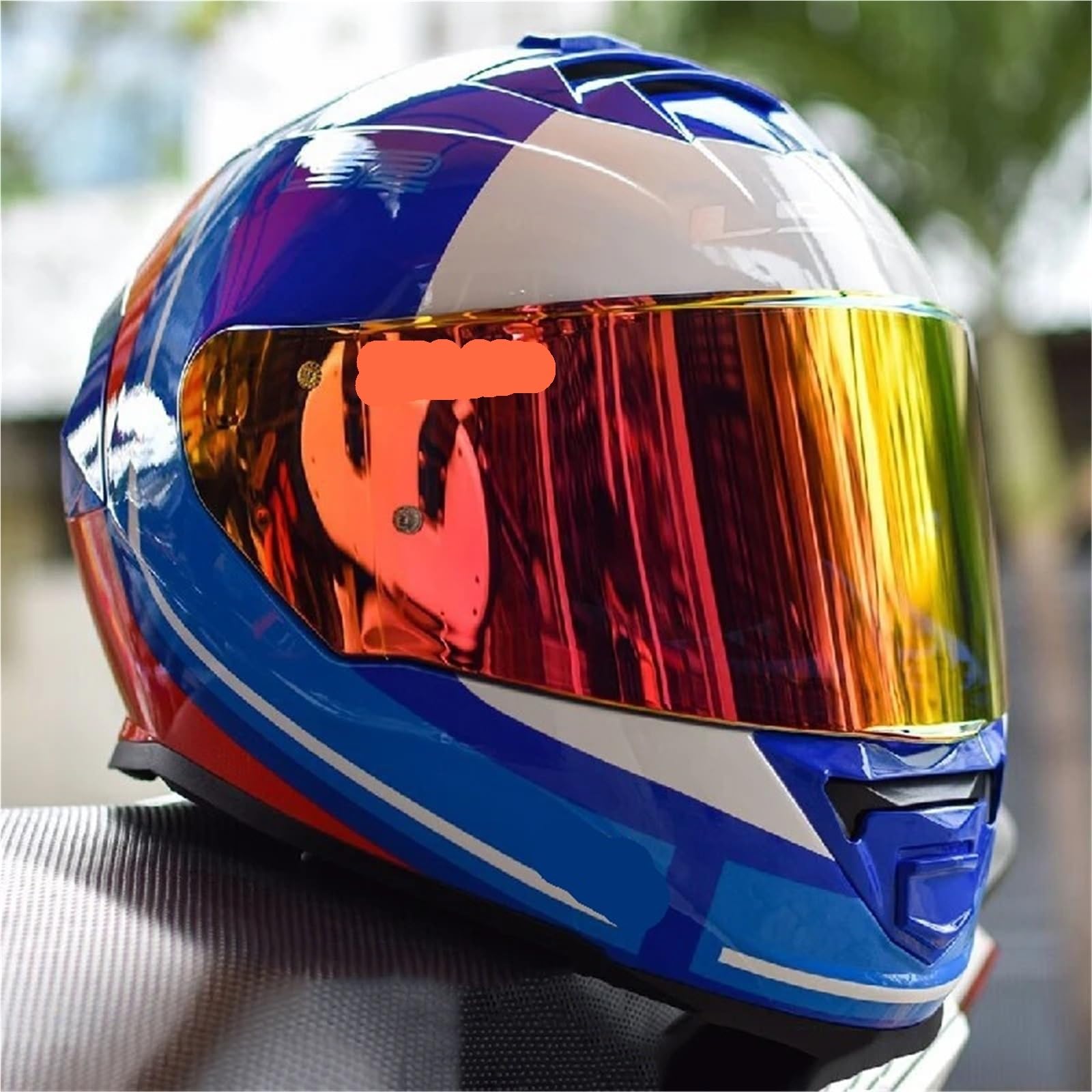 Visera para casco de moto Viseras for casco de motocicleta, reemplazo lente adicional, negro iridio plateado(Black)