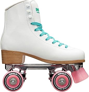 Impala Rollerskates 大きな子供/大人ホワイト、5