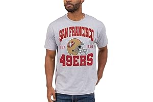 Show You're a Devoted 49ers Fan with This Cool NFL Team Helmet T-Shirt!