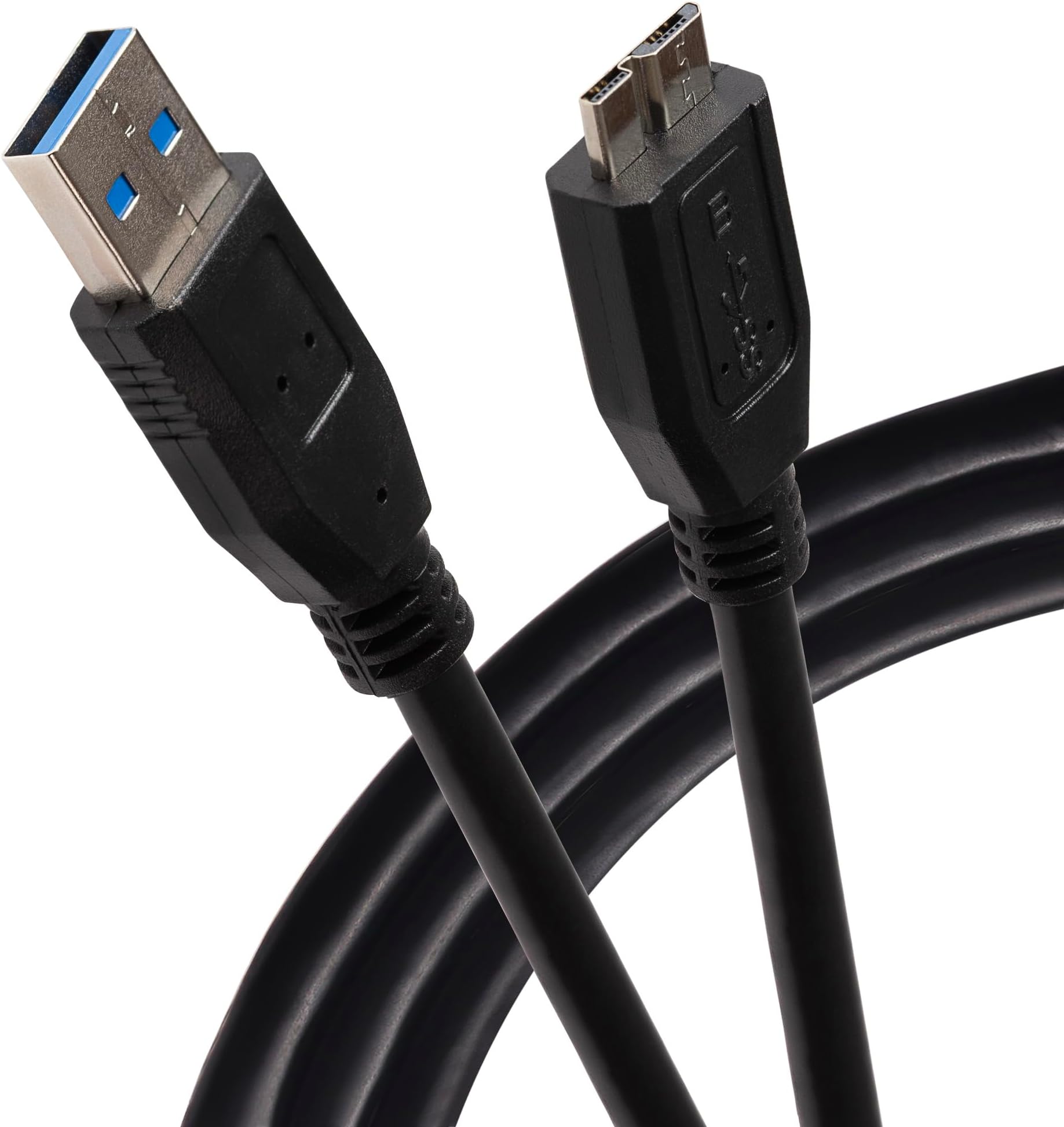USB-A to Micro USB-B V3 Cable 3m, Charging & Syncing, for connecting external hard drives & smartphones compatible with Western, Seagate Expansion, Toshiba Canvio, Samsung Note 3 & Galaxy S5