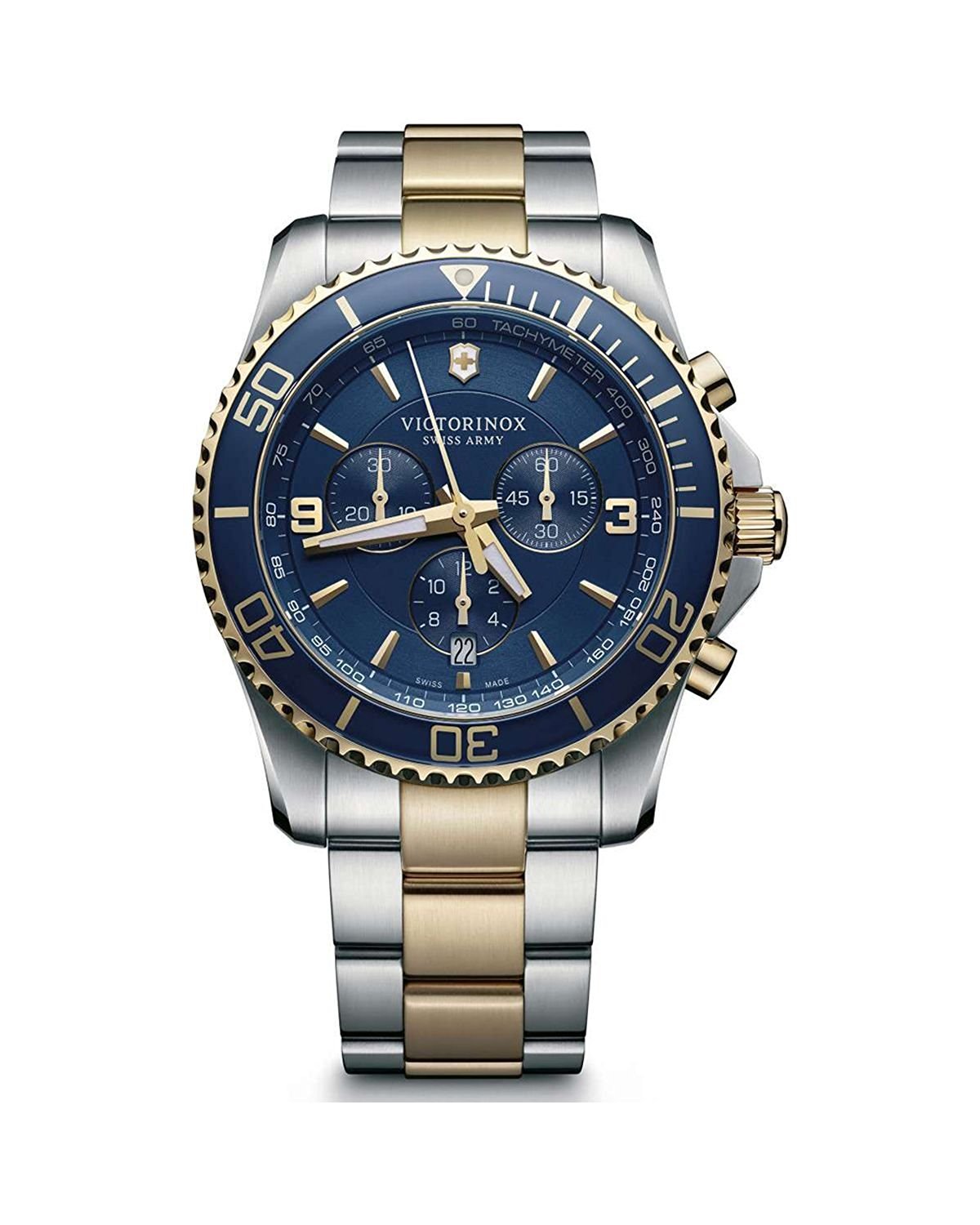 Victorinox Stainless Steel Swiss Army Maverick Analog Blue Dial Men Watch-241791, Silver Band (B01I8JAPDQ) Amazon Price History, Amazon Price Tracker