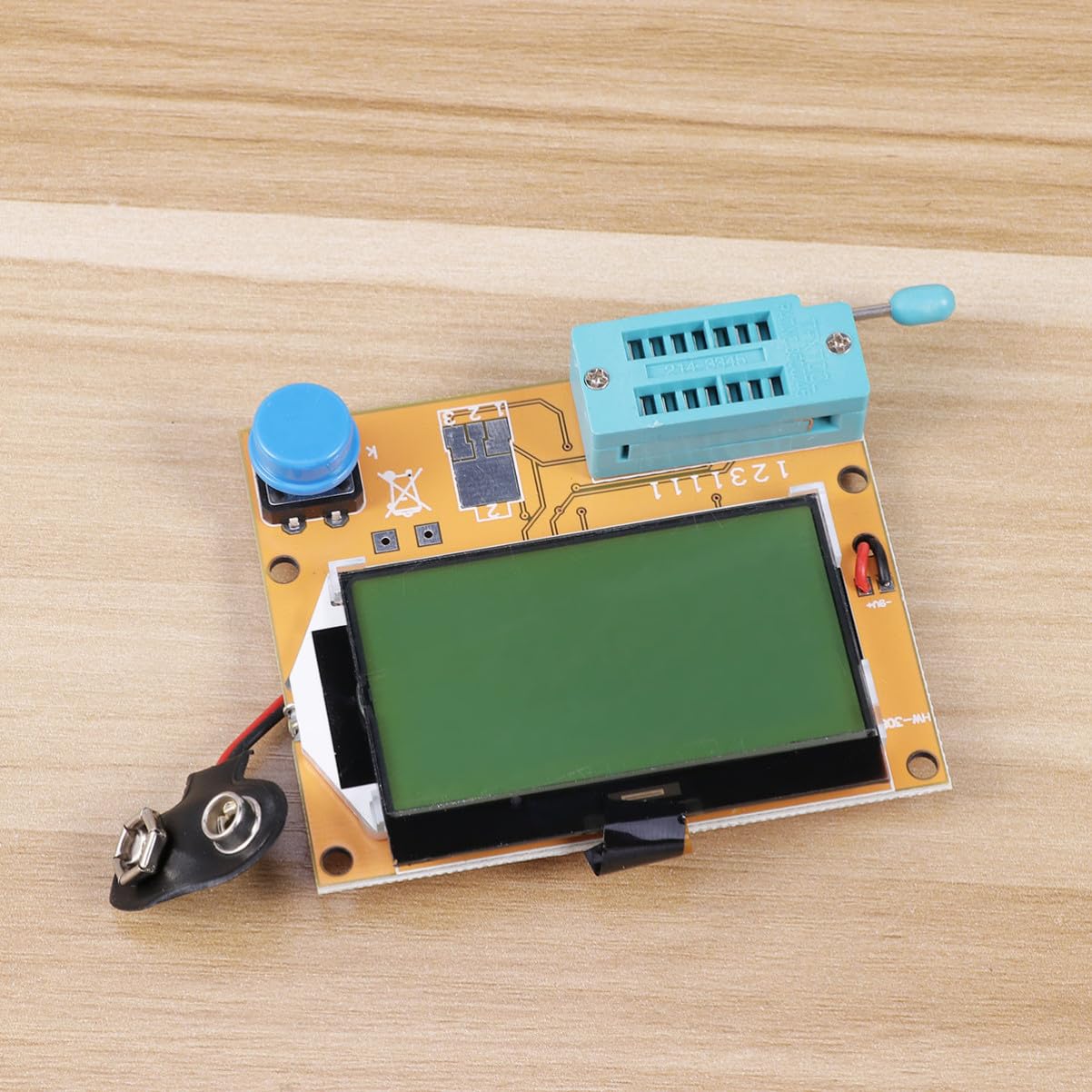 SOLUSTRE Probador Digital Lcd De 3 Piezas Medidor De Capacitancia Detector De Diodos Y Triodo