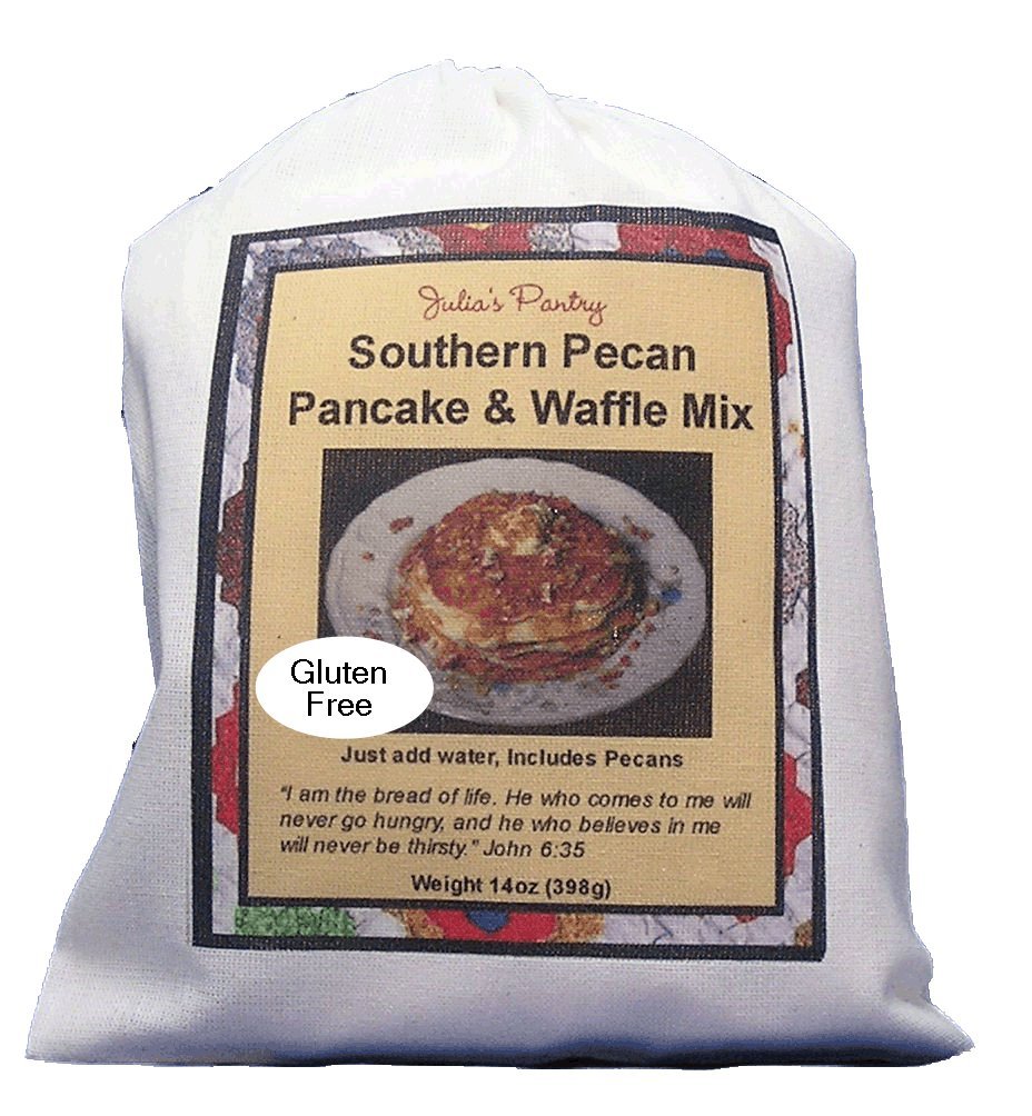 Gluten Free Pecan Pancake and Waffle Mix with 2oz pecans