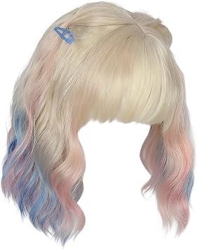 Curly Hair Wigs Stylish Party Outfit Supplies