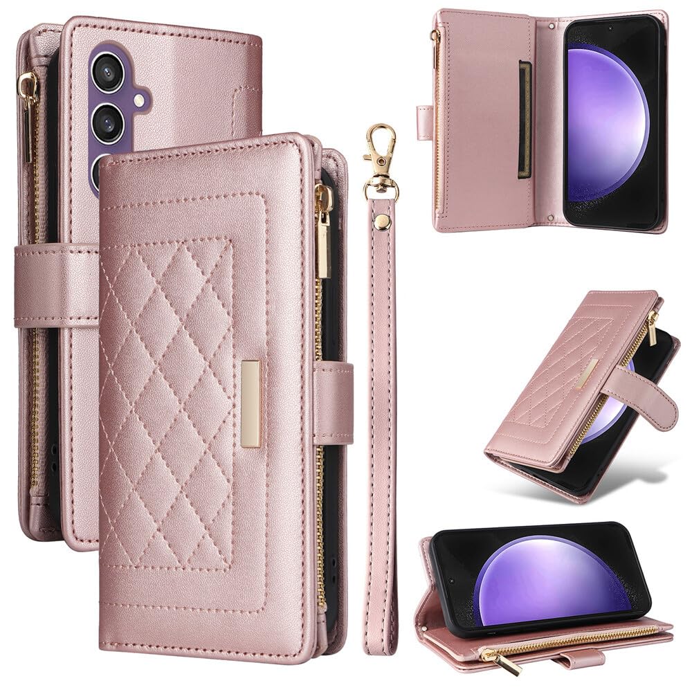 Housse Samsung Galaxy S24 Plus or rose pour vos sorties en ville - 8