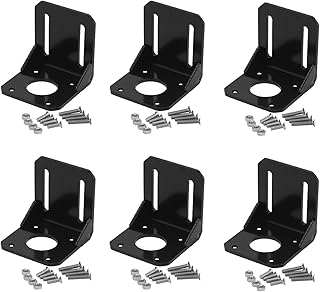 Anndason Nema 17 Stepper Motor Mounting Bracket w/ M3 Screws (6 PCS)