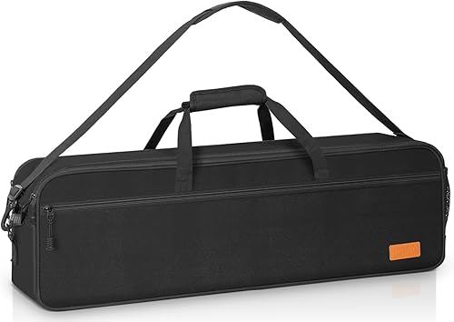 Miniatura 9 de TORIBIO Funda de transporte para trípode de 31.5 pulgadas, bolsa de trípode multifunción resistente con correa para el hombro, para luces,