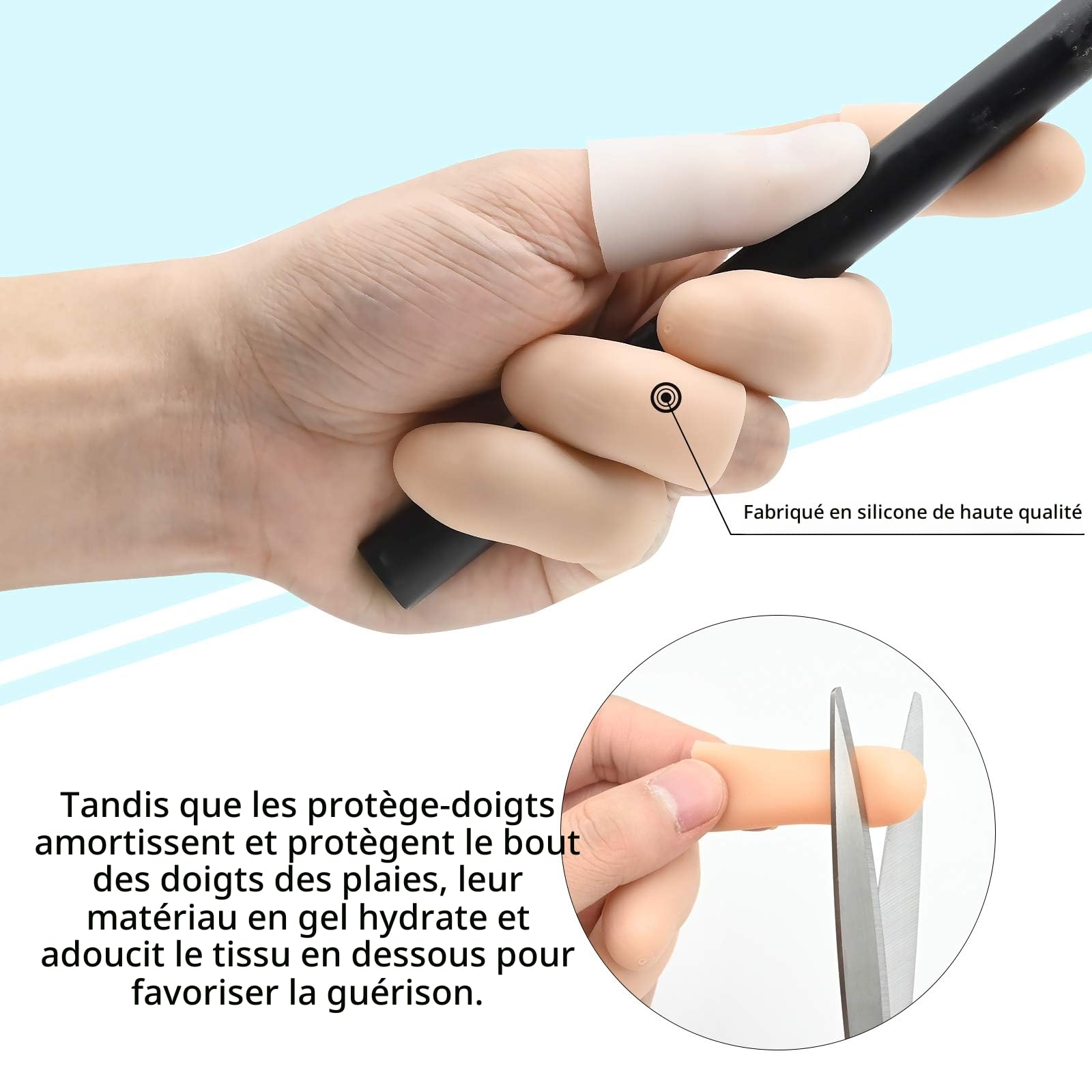 10 PCS Protége Orteil Silicone, Protection Doigt de Pied, Protecteurs 10 PCS Protége Orteil Silicone, Protection Doigt de Pied, Protecteurs