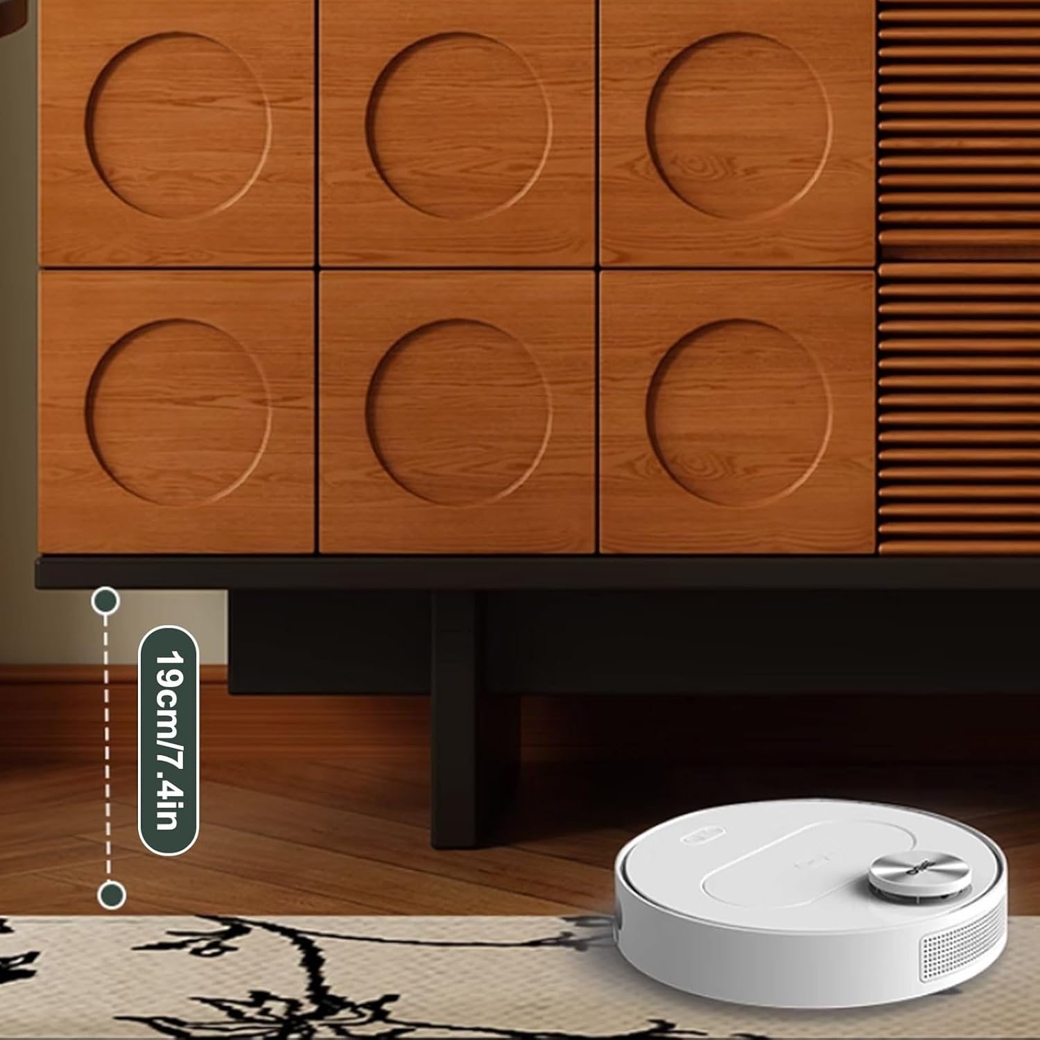 Farmhouse Sideboard Buffet Cabinet with Storage, Large Storage Cabinets Buffet Cabinet, Wood Coffee Bar Table for Living Room Kitchen Dining Room Hallway(Walnut)