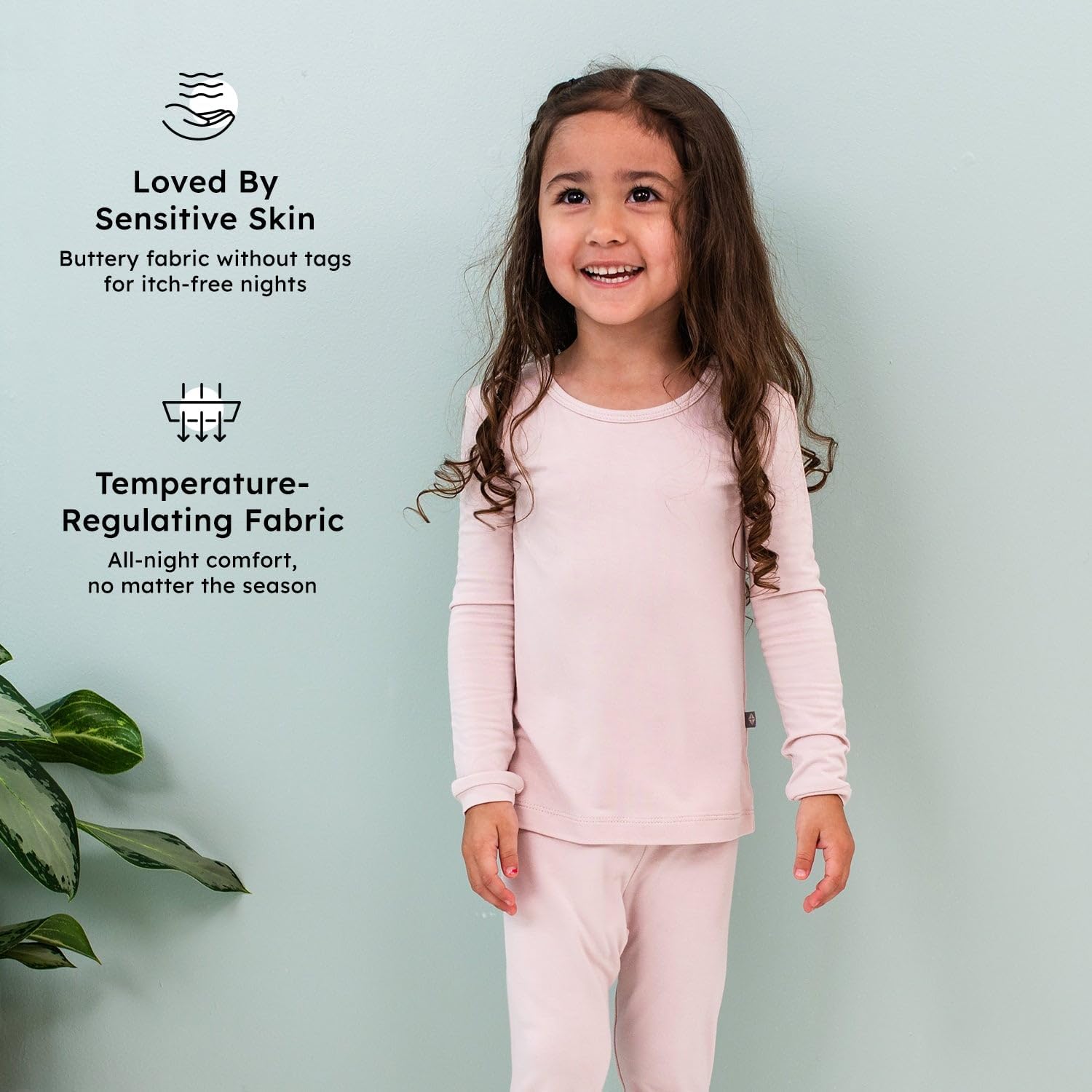 KYTE BABY Toddler Pajama Set - Pjs for Toddlers Made of Soft Bamboo Rayon Material - Image 3