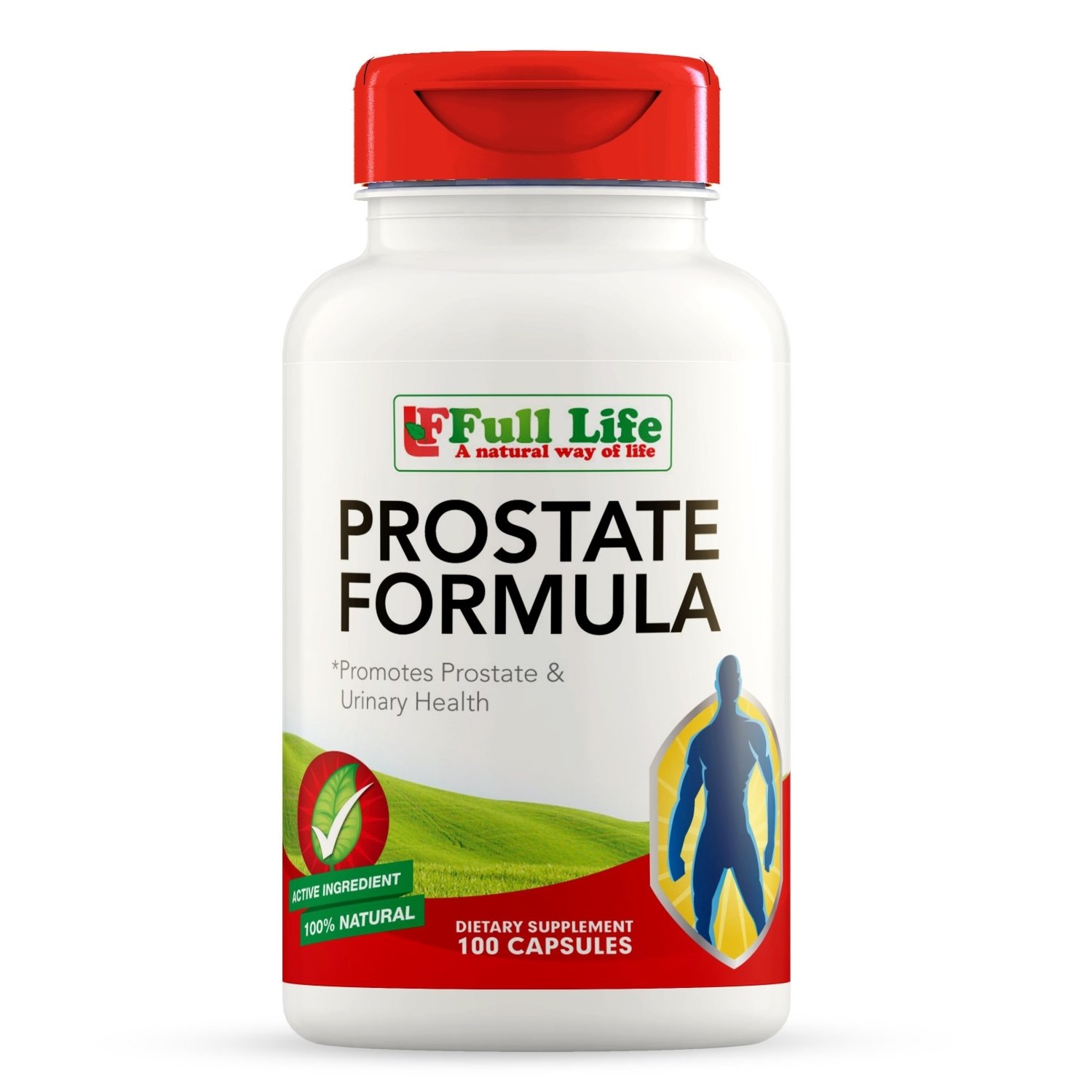 Full Life Prostate Formula - May Support Prostate and Urinary Health - Saw Palmetto Dietary Supplement for Men - 60 Capsules