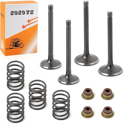 Miniatura 2 de Fugi Robbin - Válvula de escape y admisión de 295cc 350cc y resortes de sellos para carrito de golf EZGO de gas de 4 ciclos MCI 2003-2008 (NO