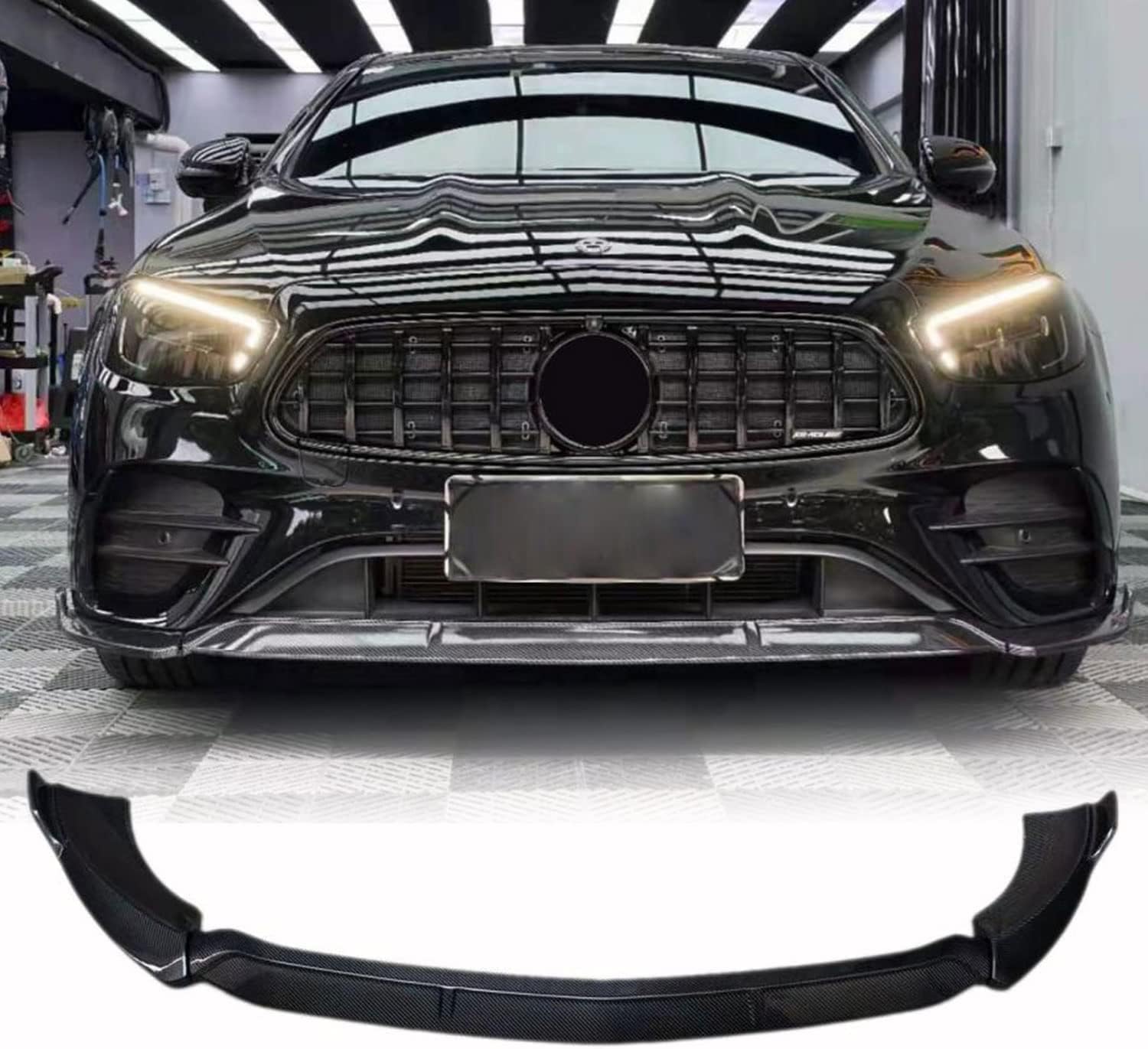 Carbon Fiber Front Lip for MercedesBenz E Class W213 20212022 E350