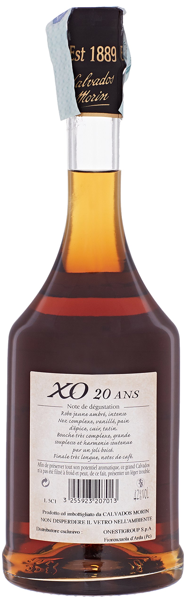 CALVADOS MORIN 20 ANNI PAYS D'AUGE CL.70 LEGNO