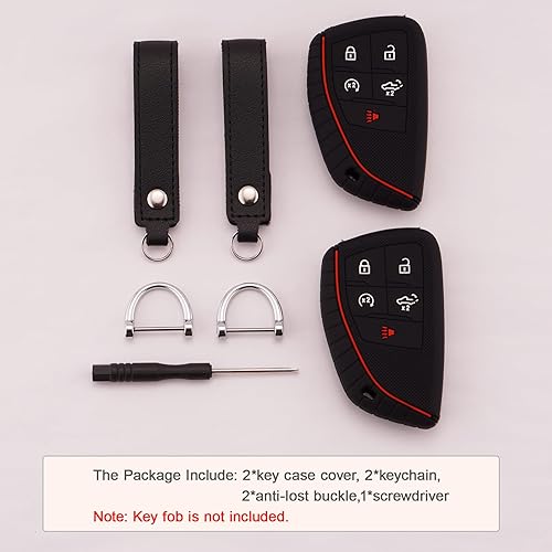 Miniatura 6 de Funda para llavero compatible con Chevy Silverado 1500 GMC Sierra 1500 GMC Sierra 1500 2022 2023 2025 2025 25 Silverado Sierra 2500HD 3500HD 5