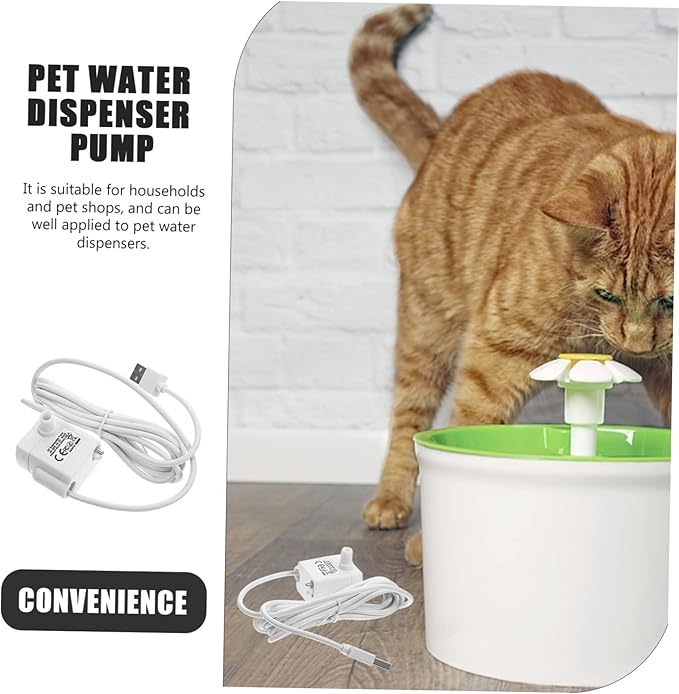 Bomba de Agua para Fuente de Mascotas Hohopeti 5V miniatura 6