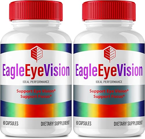 Eagle Eye Vision - Cápsulas de suplementos para la salud ocular, píldoras vitamínicas oficiales de Eagle Eye Vision - Máxima fuerza, todo natural