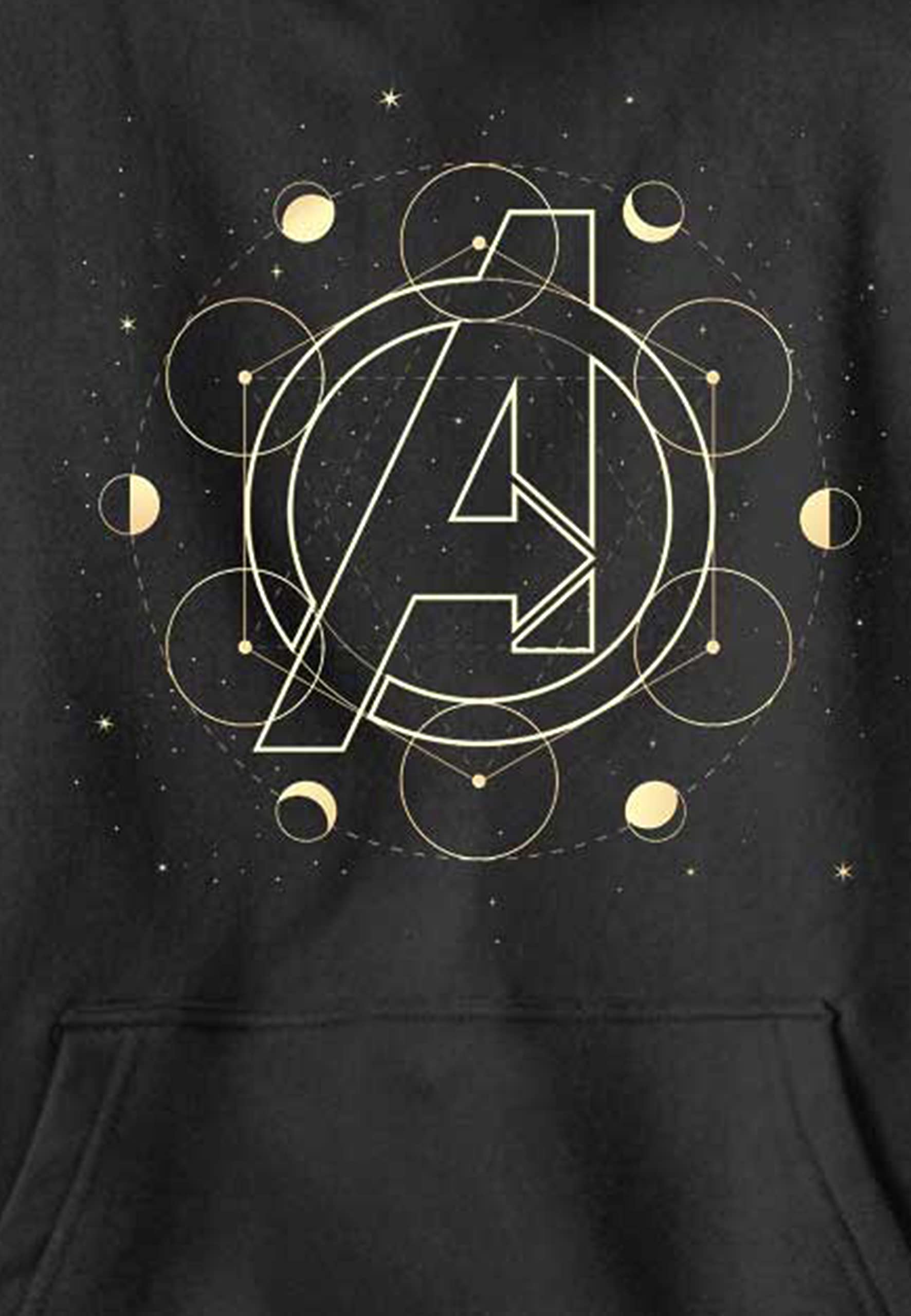 Marvel Klasyczna bluza dla chłopców z astrologicznymi Avengers, czarny, S (5-6 lat), czarny, S, Czarny, S