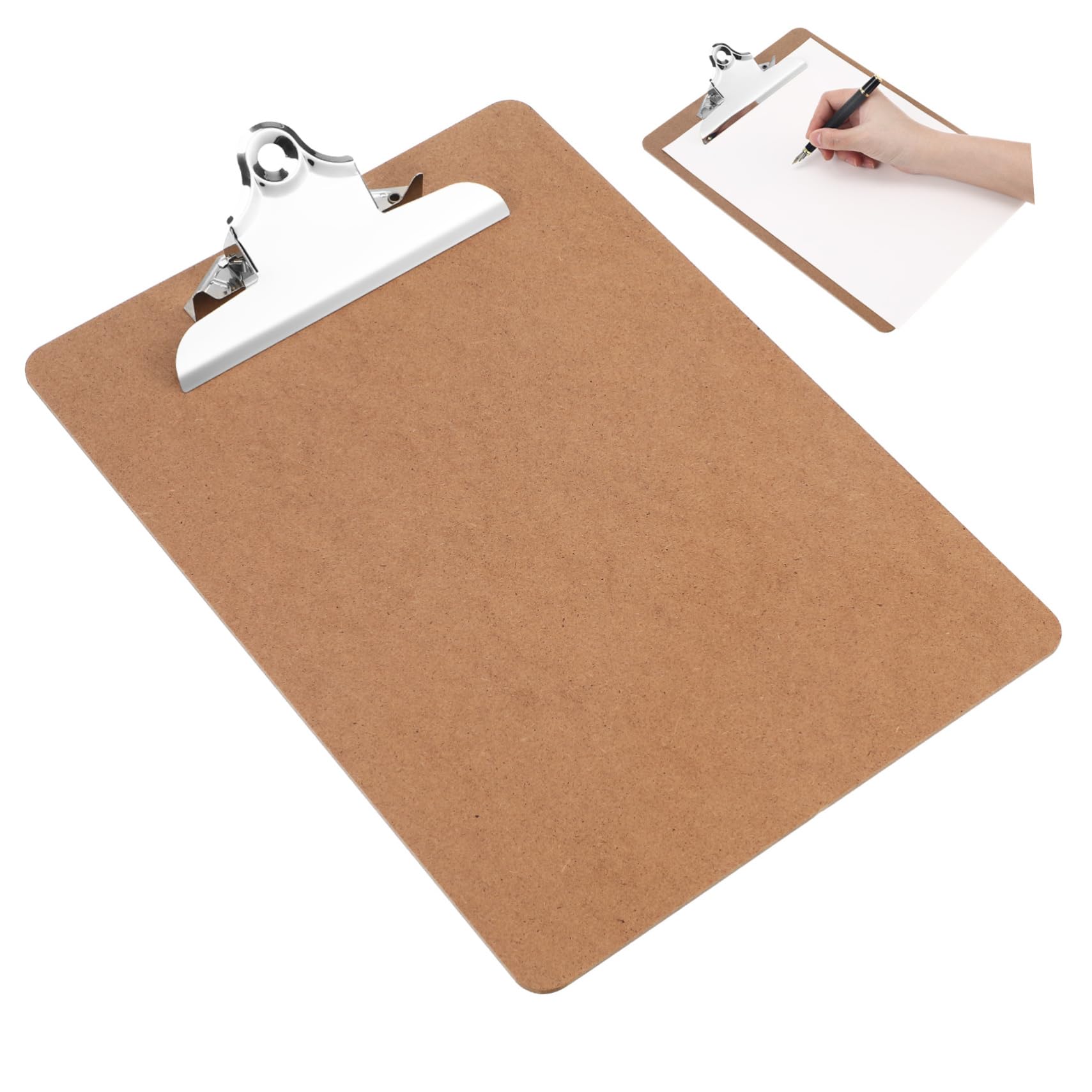 6pezzi Lavagne Portadocumenti Clipboards Per Scrittura e Disegno Superficie Piatta e Resistente Per Ufficio e Scuola Clip Robusta Per Documenti Sicuri