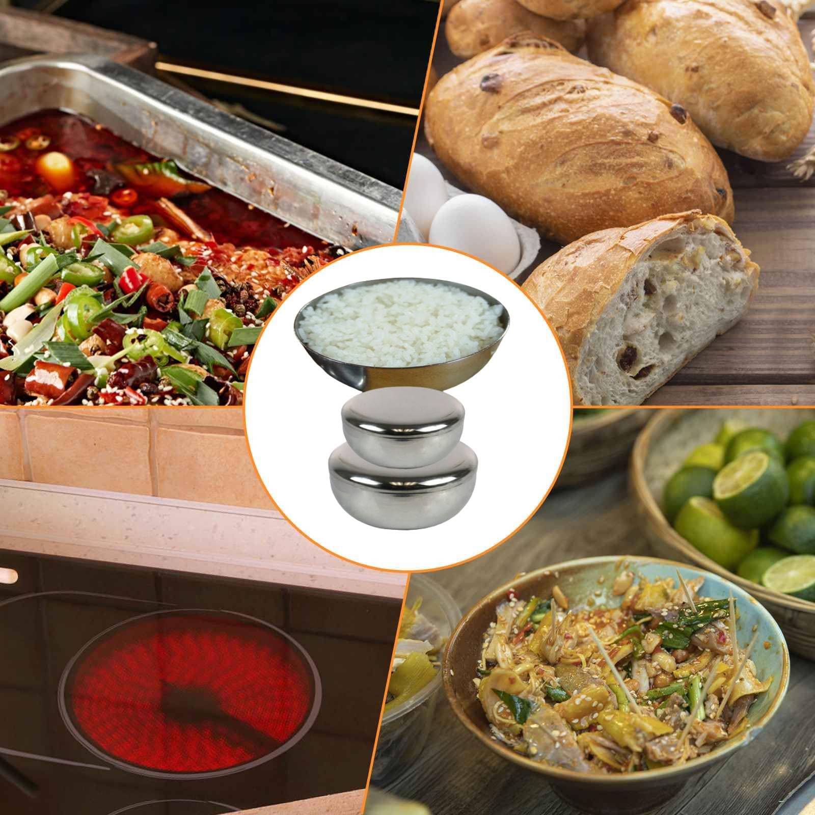 Bol En Acier Inoxydable Coréen Grand Bol à Riz Cuit Avec