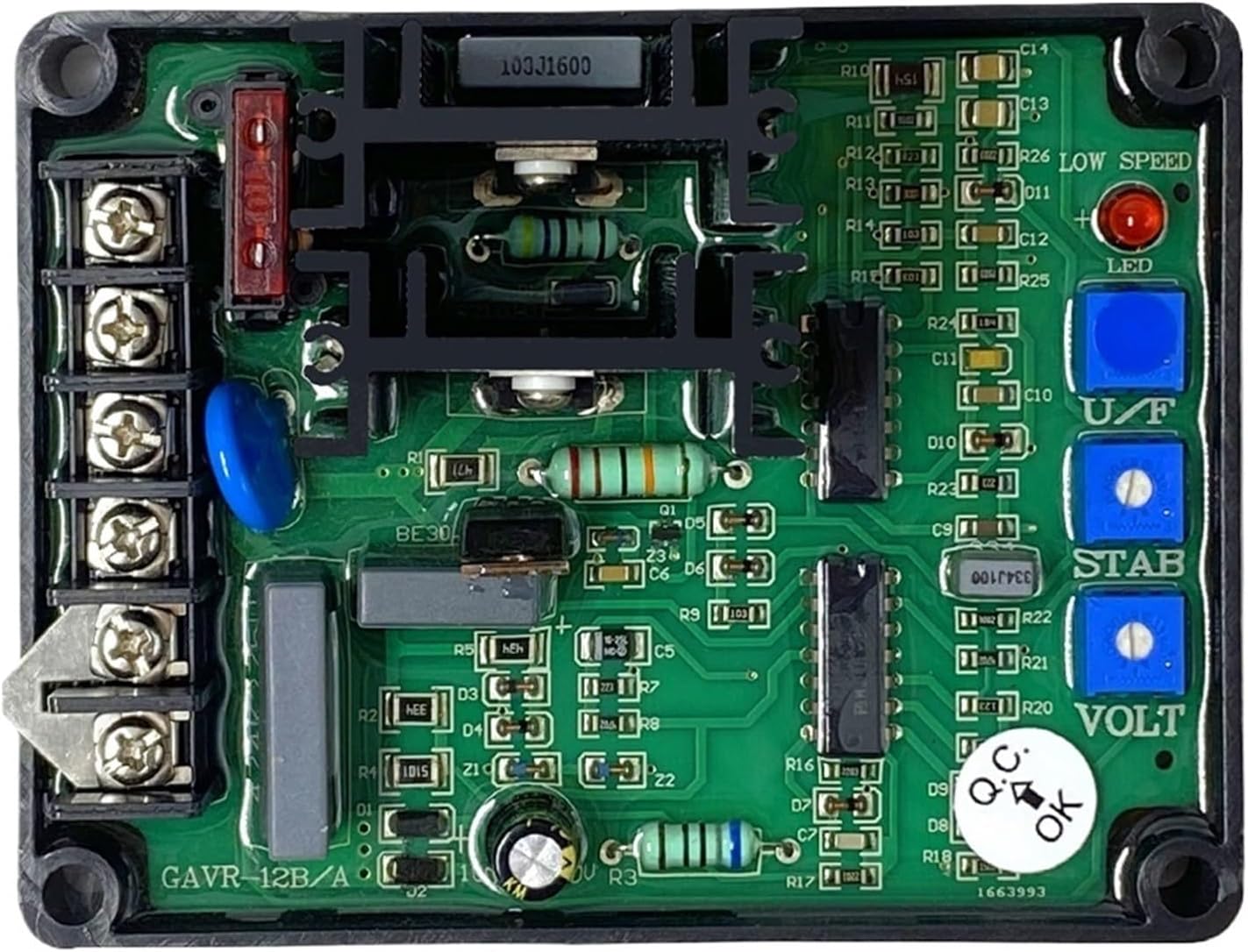 12A AVR Brushless Generator Automatic Voltage Regulator GAVR-12A Universal Stabilizer Module 1Pcs