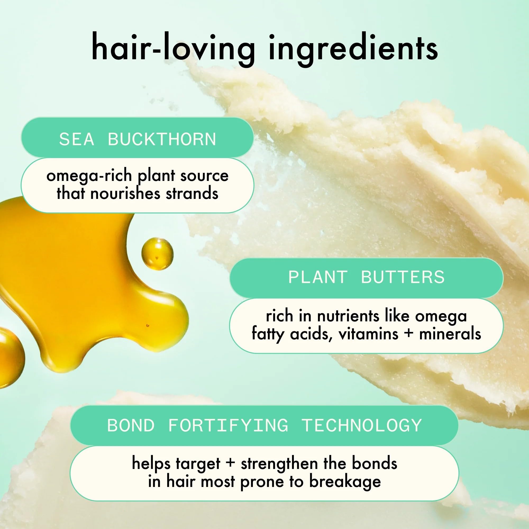 amika The Kure Intense Strength Repair Mask 250 ml, trattamento intensivo di idratazione e riparazione, maschera per capelli secchi e fragili, vegano, senza parabeni, senza solfati