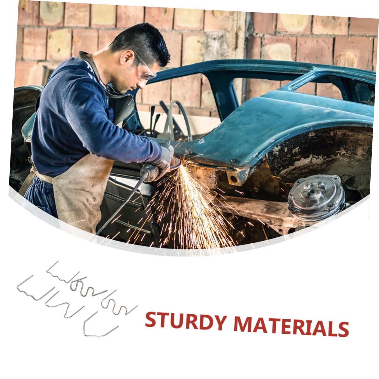 Beatifufu Car Bumper Welder Staples Automotive Repair Welding Rods Hot Staples Plastic Welding