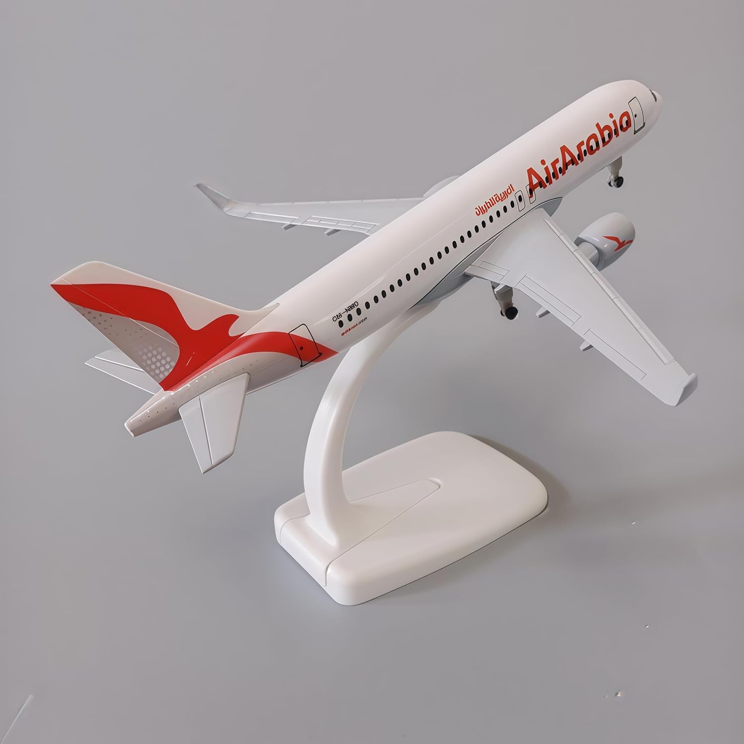 Air Arabia A320 1:300 Scale Diecast Alloy Model Aircraft for Desk Display Collectible Middle East Airline Gift
