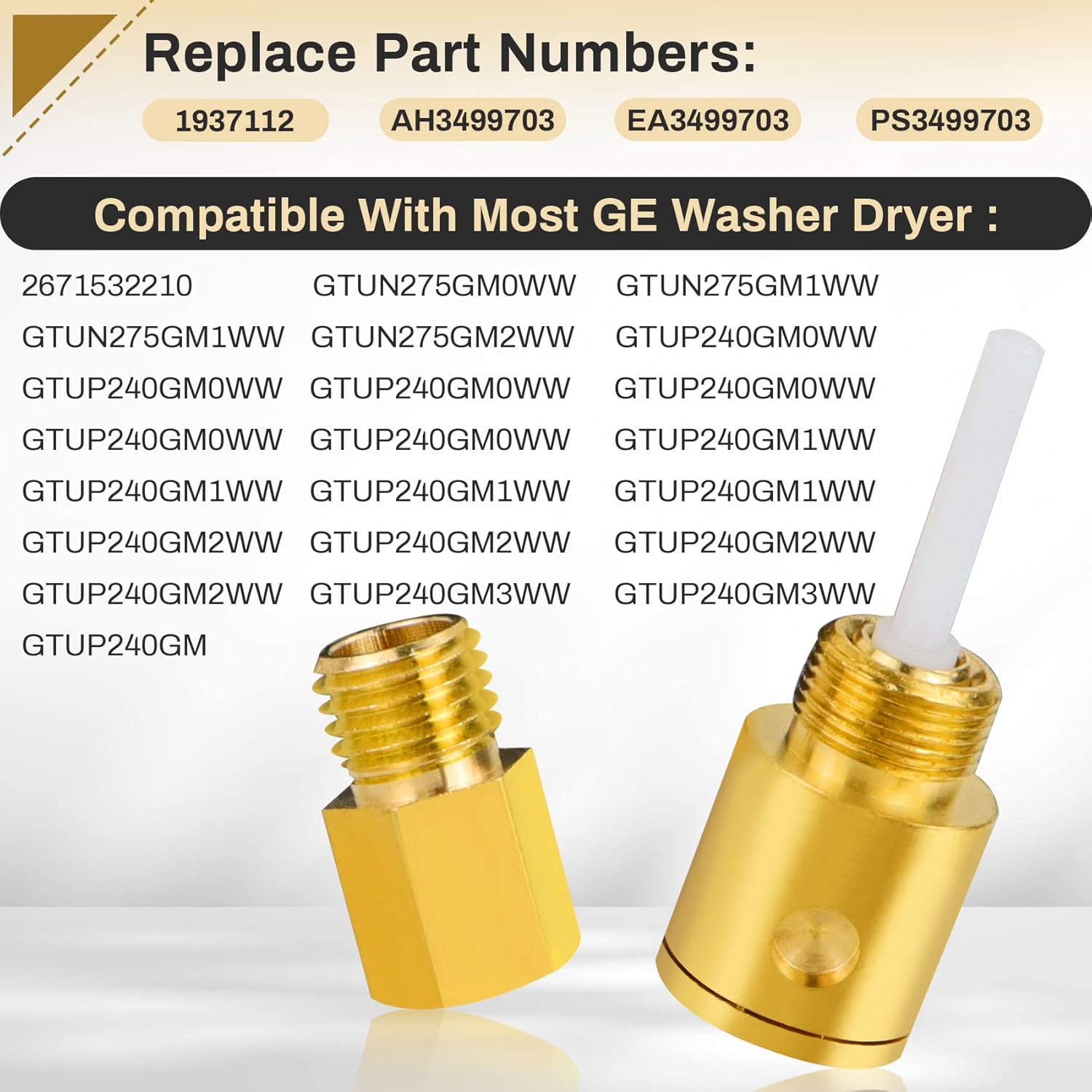 WE25M73 Gas Conversion Kit Compatible With GE Washer Dryer Combo 1937112 AH3499703 EA3499703 PS3499703,24"" WE25M73 Conversion Kit,Dryer replacement parts,OEM Standard High-quality Materials