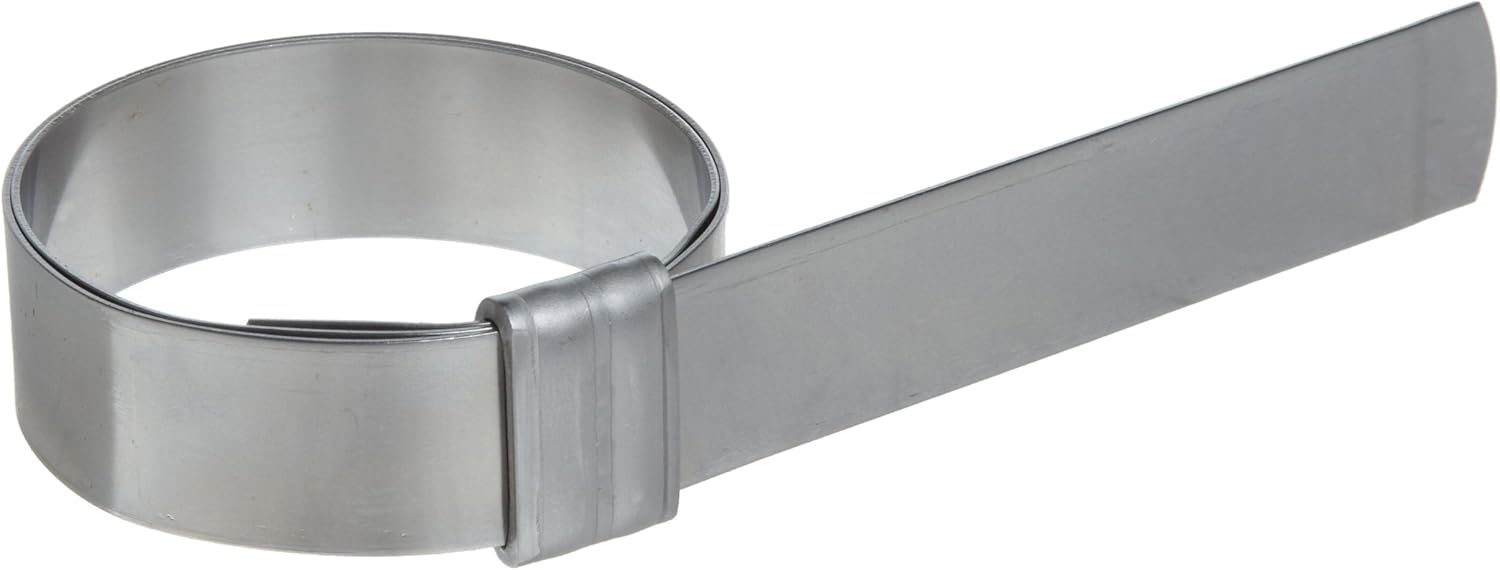 BAND-IT JS2089 Junior 5/8" Wide x 0.030" Thick, 2-1/4" Diameter, 201 Stainless Steel Smooth I.D. Clamp (100 Per Box)