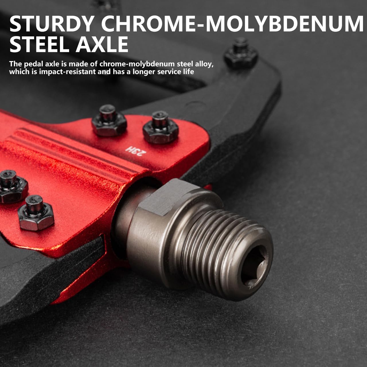 Aggressive Grip MTB Pedals‌ | Hybrid Nylon Fiber + Aluminum Body | ‌9/16" Chromoly Axle‌ w/Sealed Bearings, Ultra-Light‌ Bicycle Plat Form Pedals for Enduro/All-Mountain/Trail Riding