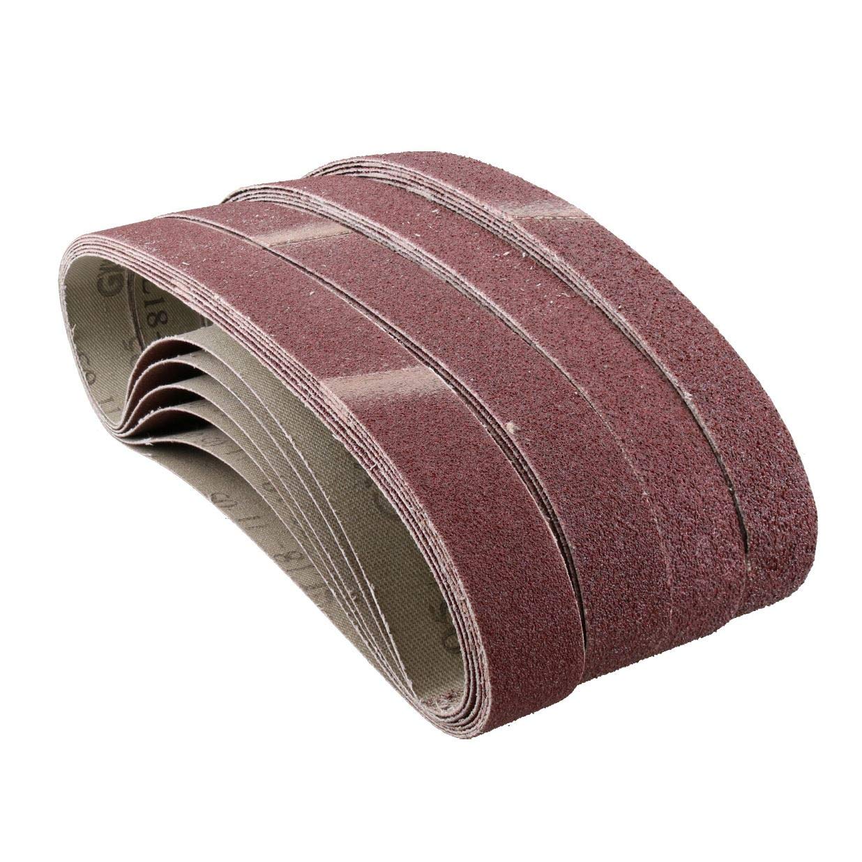Szlifierka z palcami powietrznymi szlifowanie paski ścierne młynek 520 mm x 20 mm ziarnistość mieszana 100 szt.