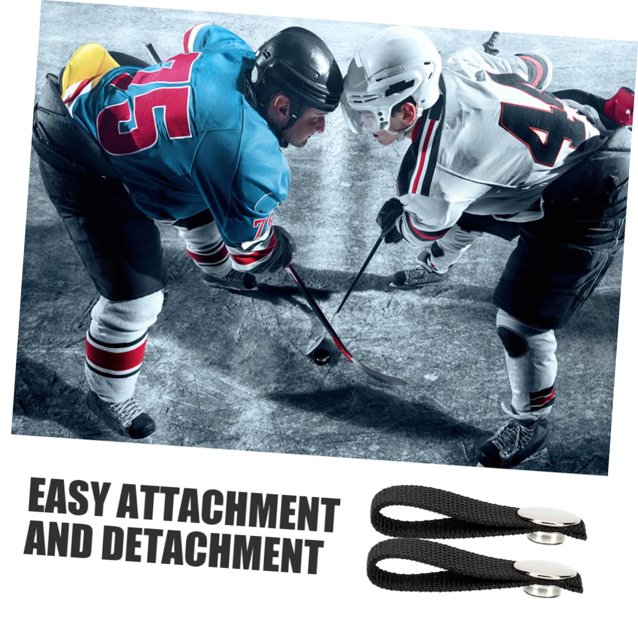 GLEAVI 12paia Cinghia Sottogola Rimovibile Per Caschi Da Hockey Di Cinghie Di Ricambio e Design Funzionale Per Sicurezza e Comfort Durante Gioco