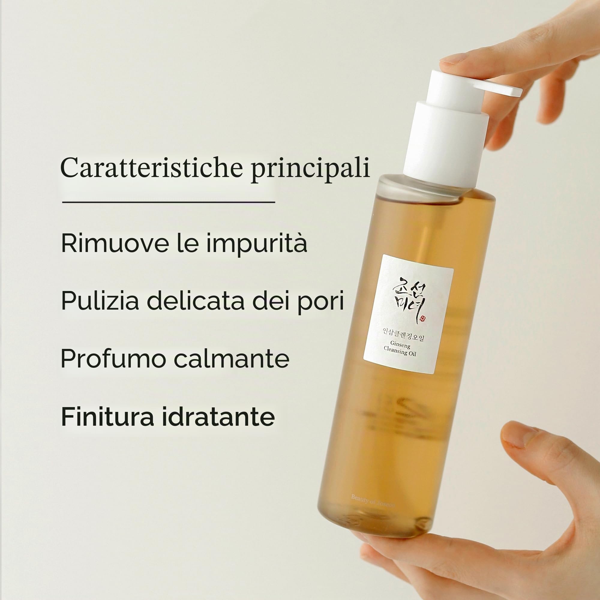 Beauty of Joseon Olio detergente al ginseng (210 ml, 7.1 fl.oz.)