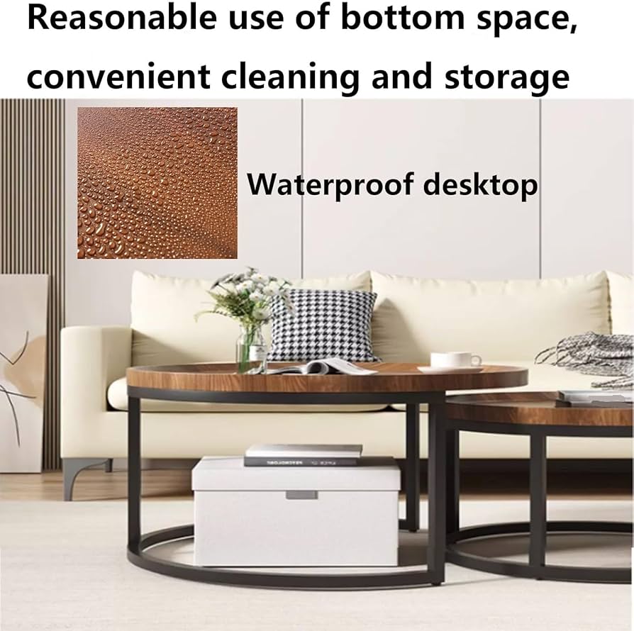 Amazon|ラウンドネスティングコーヒーテーブルセンターテーブル Amazon|ラウンドネスティングコーヒーテーブルセンターテーブル