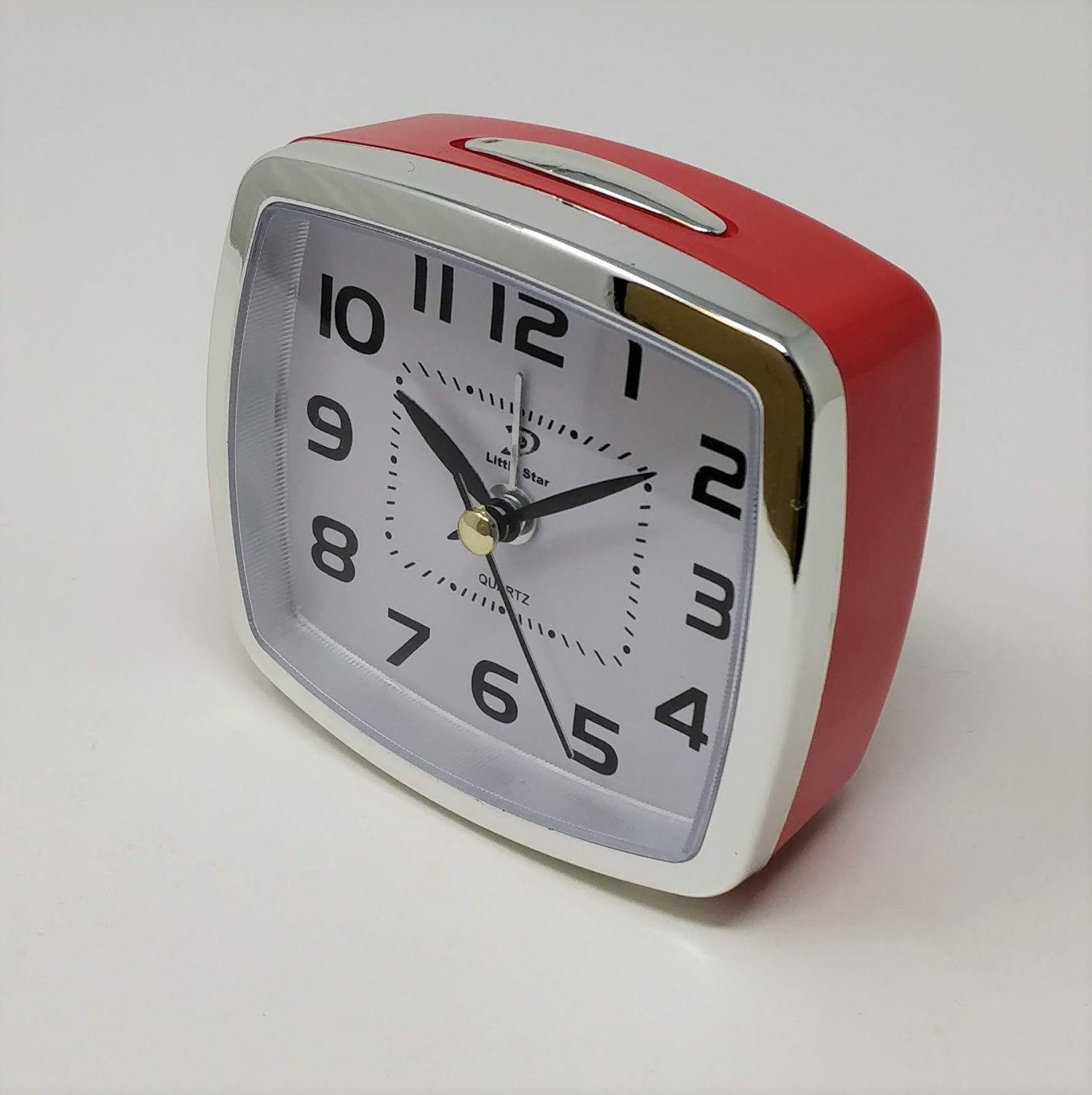 Little Star Glow in Dark Alarm Travel Clock with Light, Quiet Non