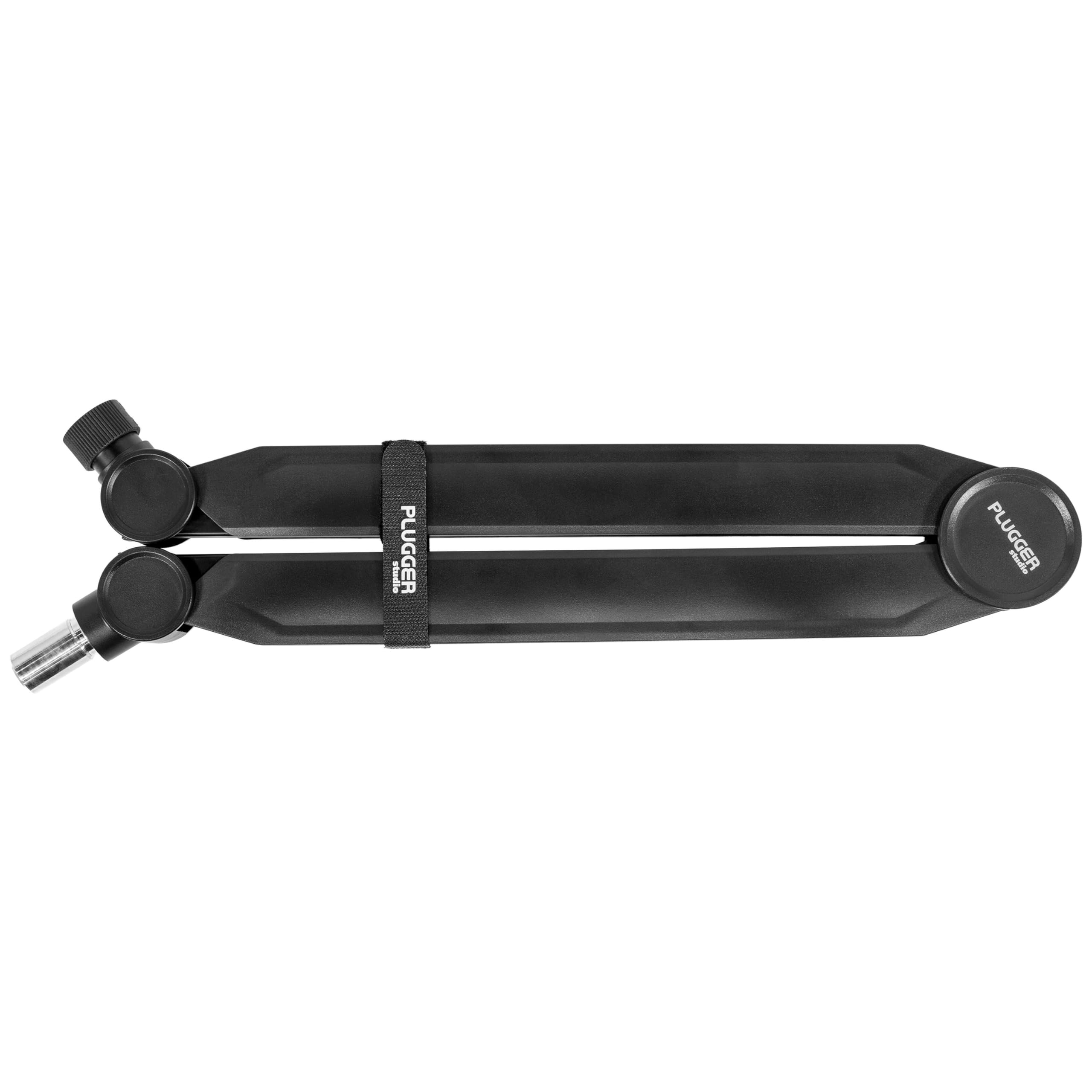 Plugger Studio Flextream - Soporte para micrófono de mesa articulado, brazo de micrófono flexible para podcast, streaming, voz en off, home studio, visio, escritorio, fijación de abrazadera