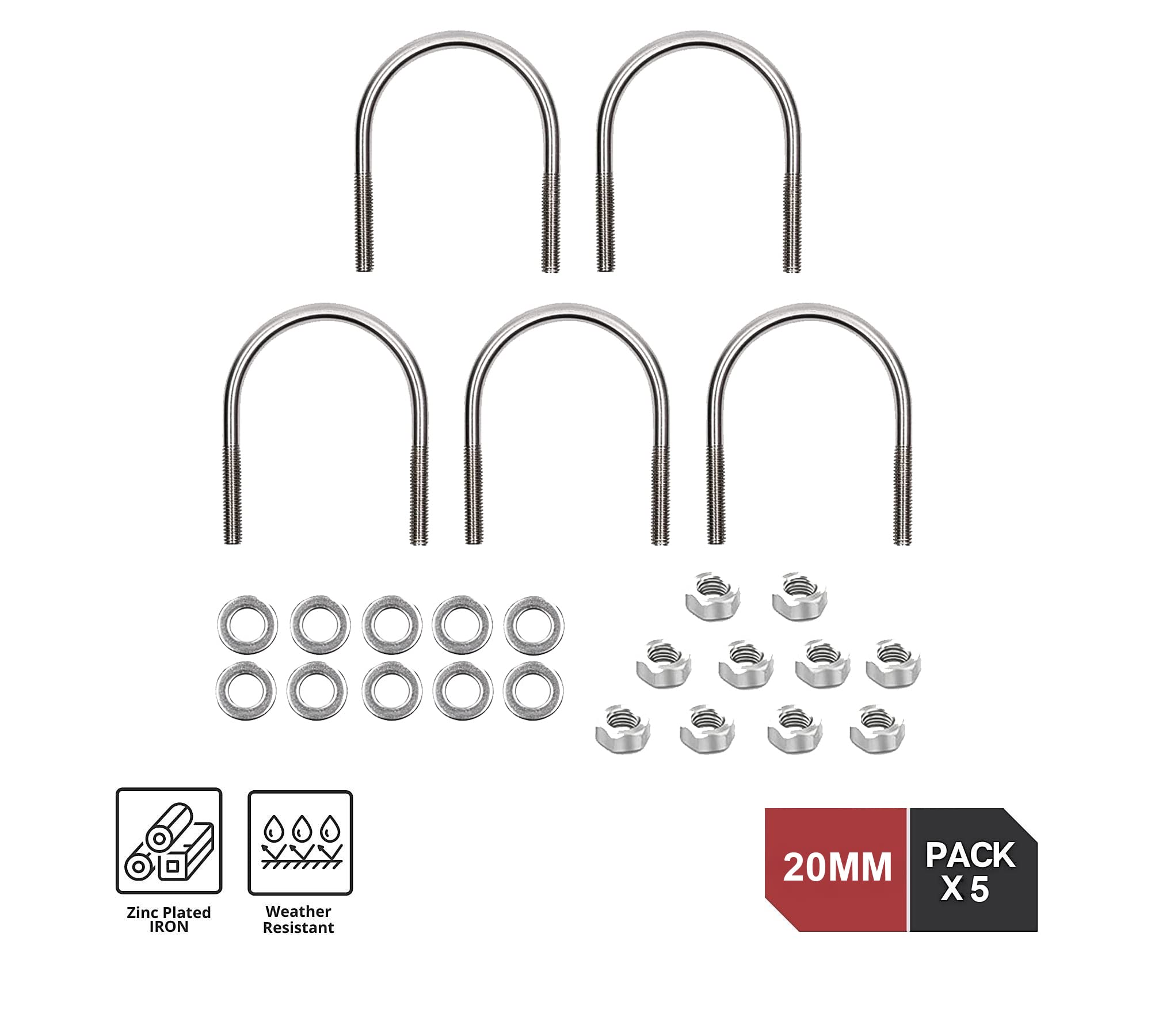 DOJA Industrial, Silver, M6 | diameter : 20 mm - Image 3