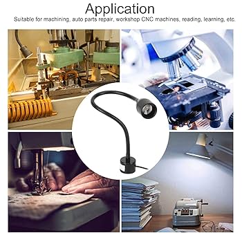 Amazon.co.jp: 5W LED作業用ライト LEDフレキシブルグースネック