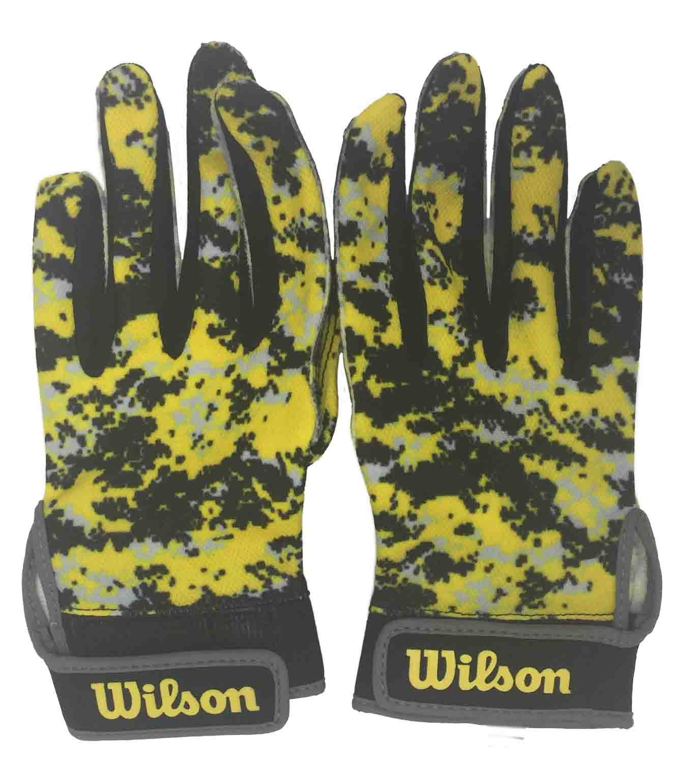 yellow receiver gloves