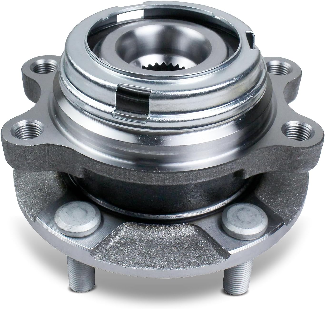 Autoround HA590125 Front Wheel Bearing and Hub Assembly Compatible with Infiniti G37 G35 G25, Q50 Q60 Q70, QX50 QX70 Q70L, M35 M45 M37 M56, FX35 FX37 FX45 FX50, EX35 EX37, AWD 5 Lug