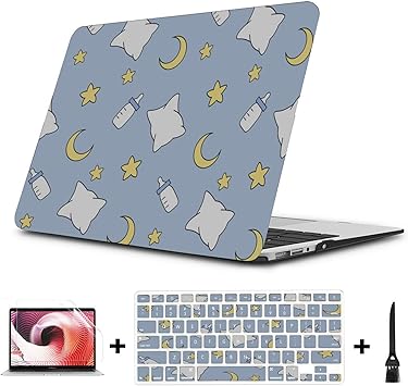 Amazon Macbook Pro Retinaケース かわいい漫画の美しい子供ボトル プラスチックハードシェル Mac Air 11インチ Pro 13インチ 15インチ Macbookカバー Macbook 16 19バージョン Retina 12 A1534 マルチカラー Xm 981 5905 Xjixiang Pcバッグ ケース