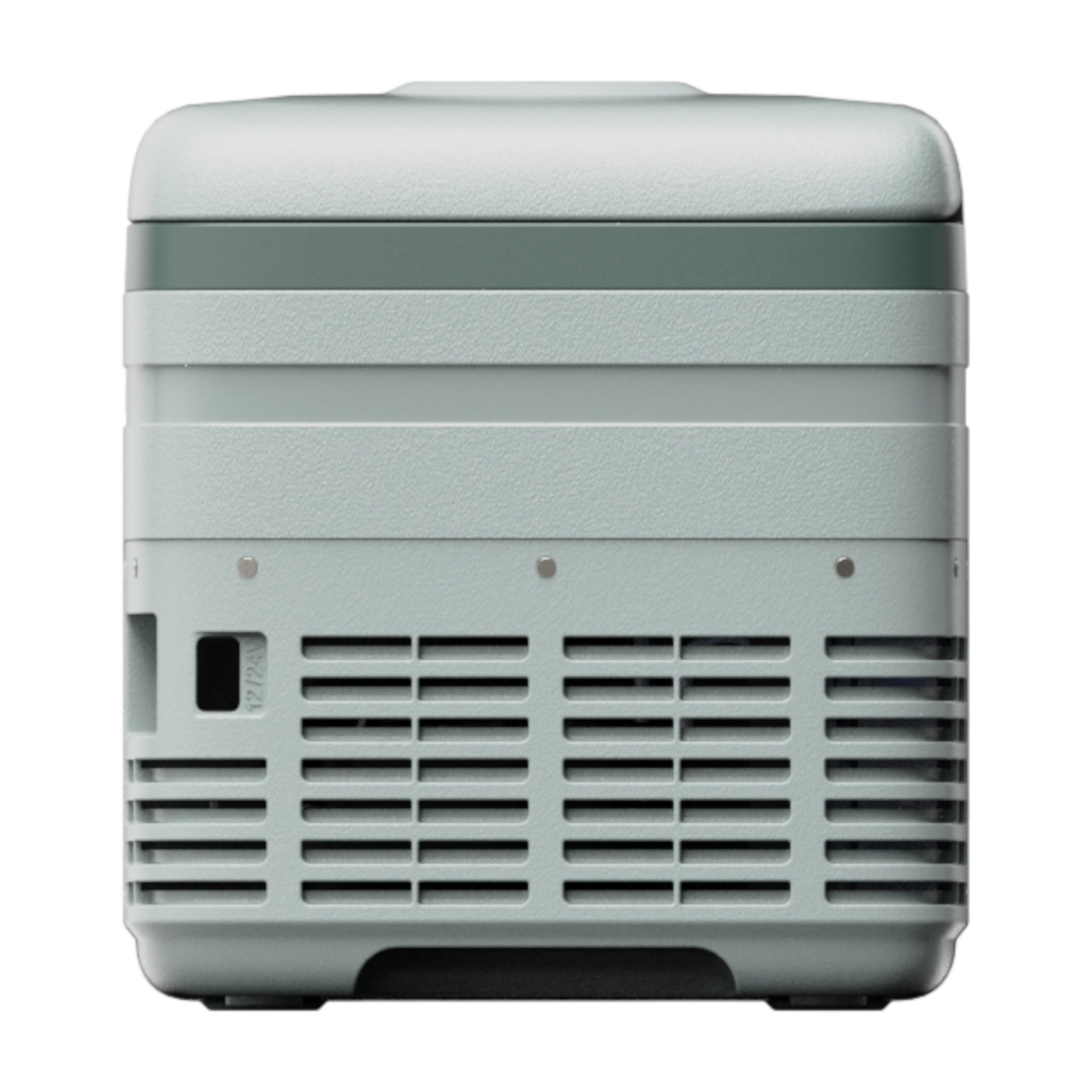 Lodówka Turystyczna Kompresorowa 15L – Kompaktowa Mini Lodówka z Aplikacją i Trybem ECO, 12V/24V/230V do Samochodu, Ciężarówki, Biura i na Kemping, Zamrażarka do -20°C, Szaro-Zielona