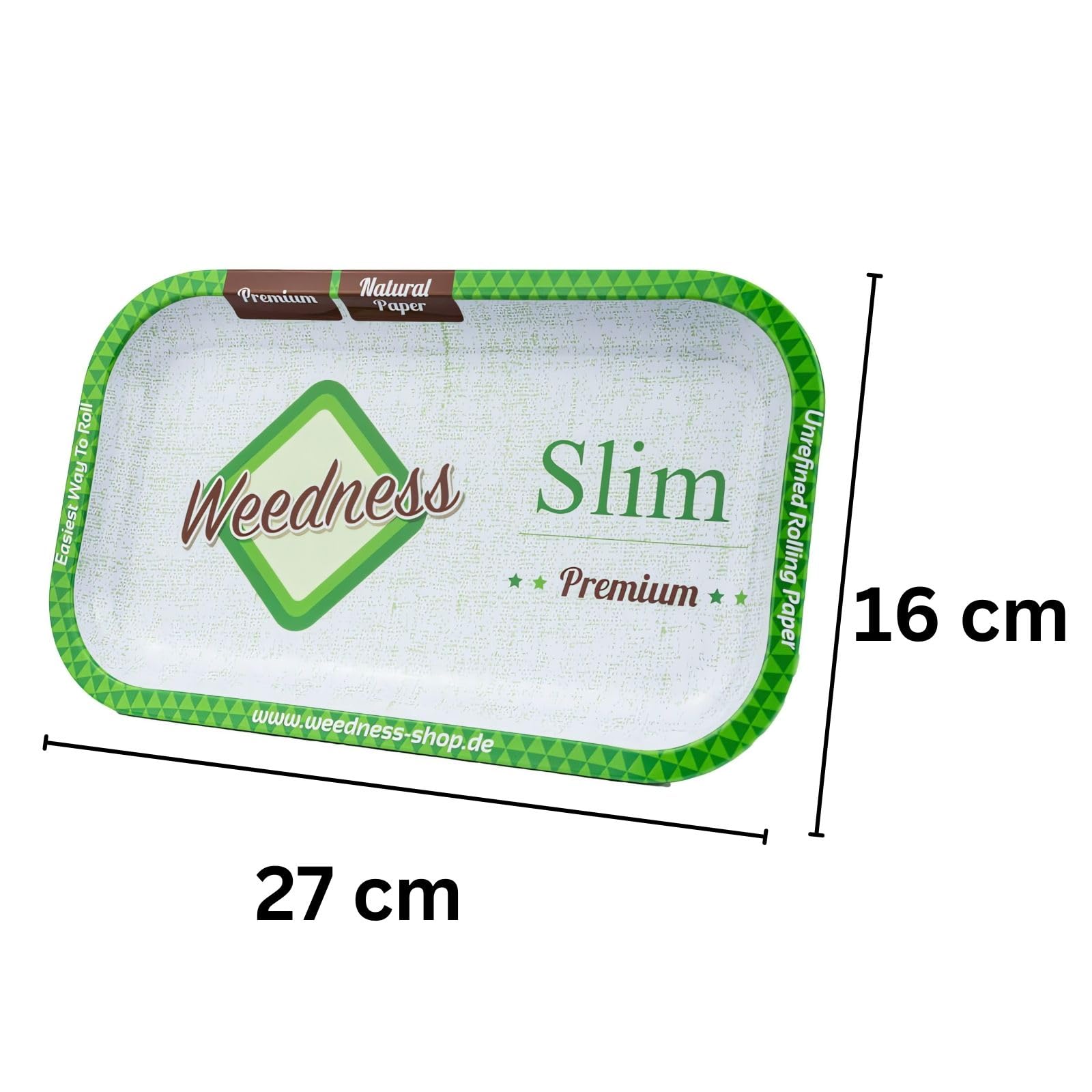 Personalisierbares Cannabis Roll Tray - Nussbaum & Ahorn Tablett Für Kräuter