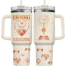 34HD Throne Fantasy 40 oz Tumbler with Handle, Bookish Reader Gift