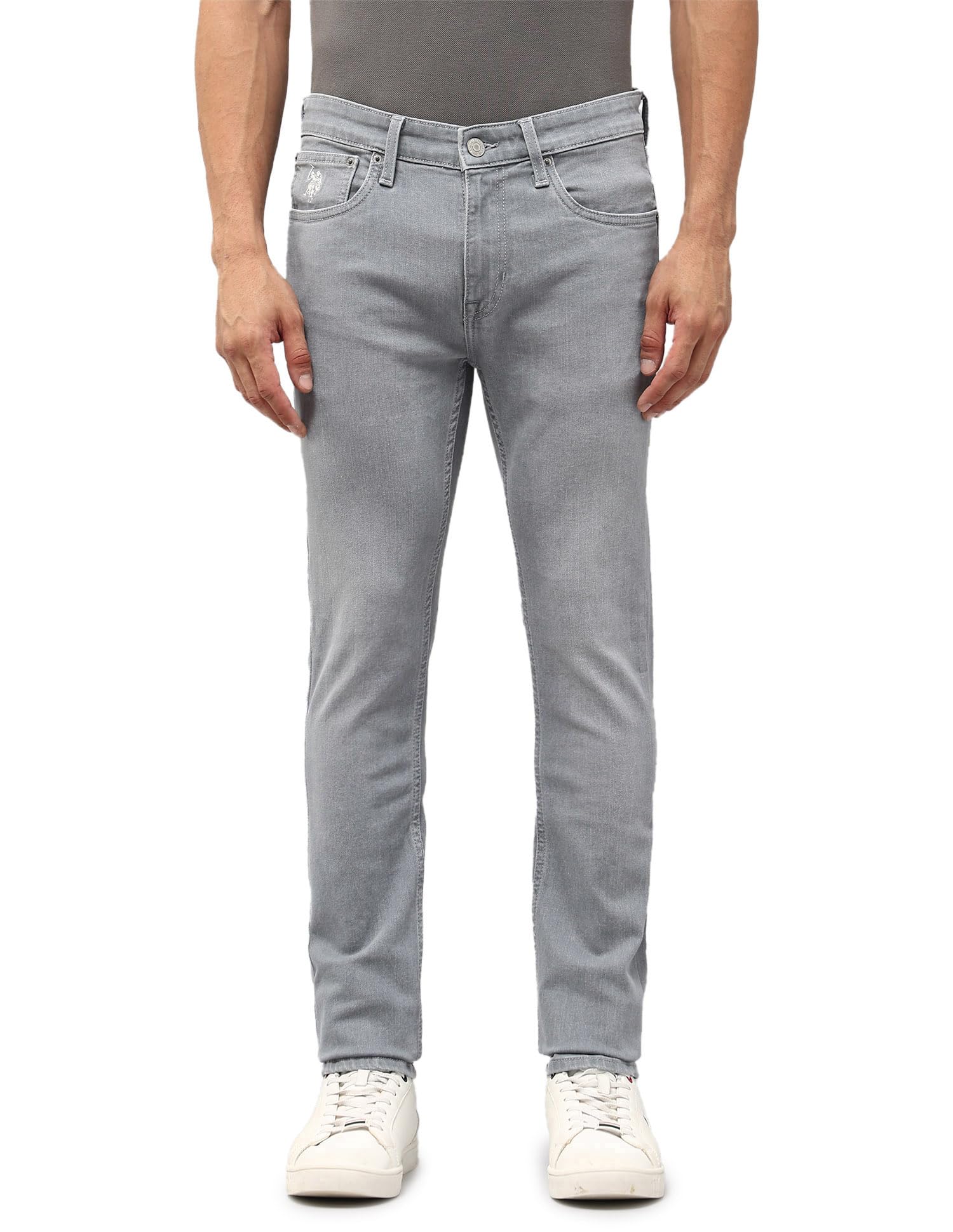u.s. polo assn. denim co. Men's Regallo Skinny Fit Grey Jeans-picture-31