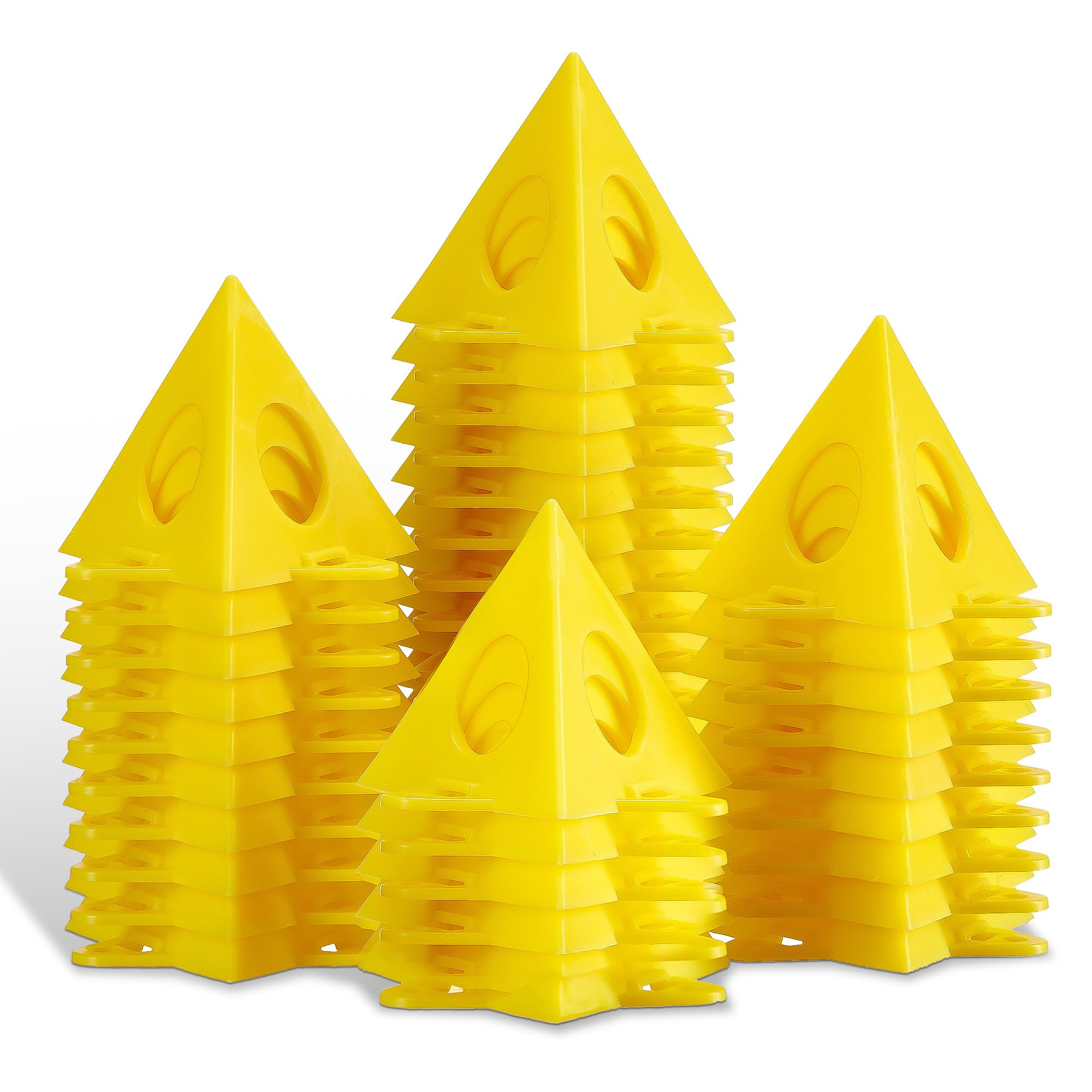 KATA Painters Painting Pyramid Stands: 36pcs Cabinet Doors Risers & Painting - Paint Triangle Stands Mini Cones Tripods for Canvas Support & Pouring - Art DIY Projects Household Essemtials