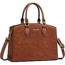 Purses and Handbags for Women, Vintage Tote Shoulder Bag Trendy, PU Leather Satchel Bag, Medium Ladies Hand Bag