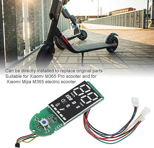 Miniatura 3 de Alomejor Placa de circuito de scooter eléctrico, tablero de instrumentos que contiene cubierta de interruptor de pantalla, reemplazo mejorado para